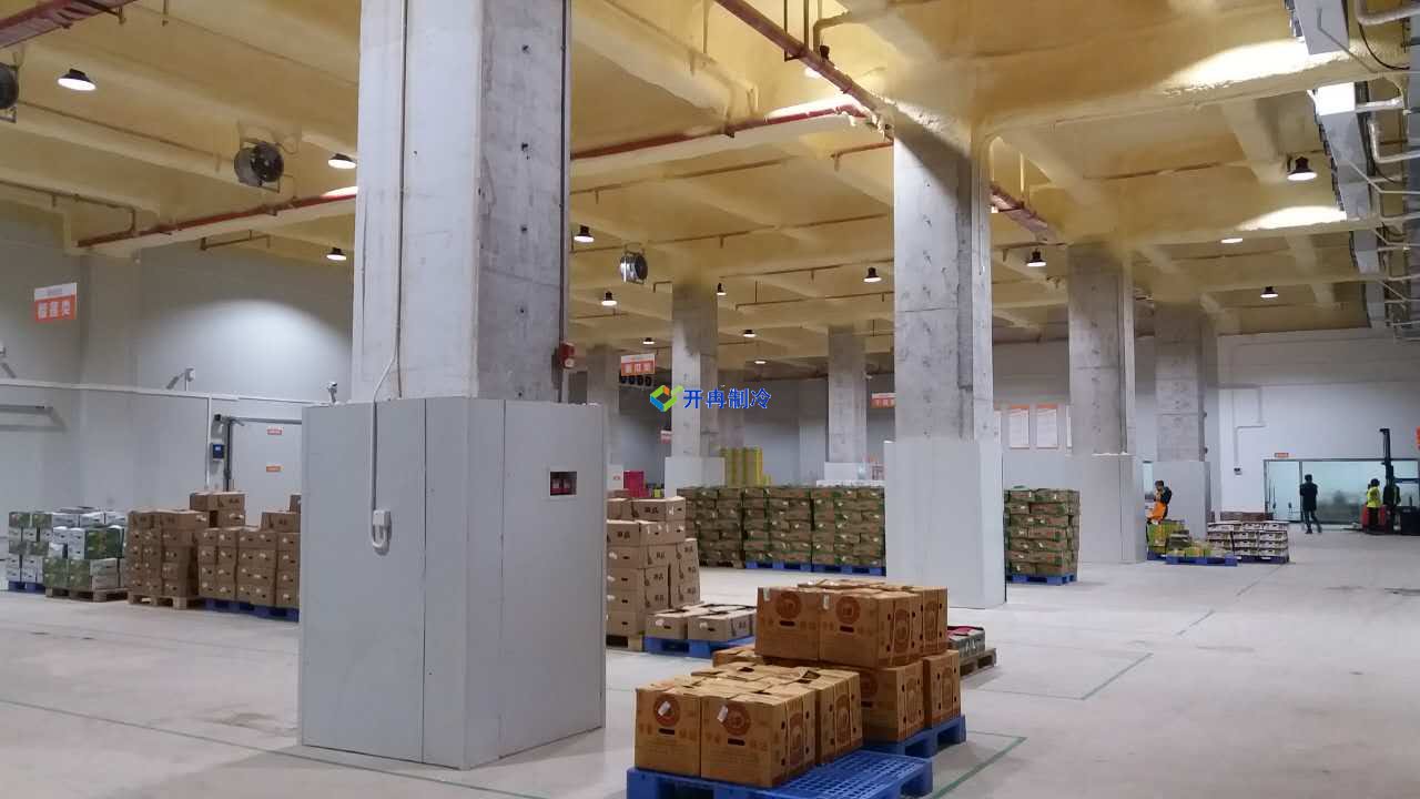  1100平米食品恒溫冷庫建造報價，-18℃~0℃冷藏冷凍庫設計